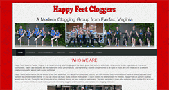 Desktop Screenshot of happyfeetcloggers.org