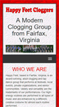 Mobile Screenshot of happyfeetcloggers.org